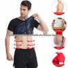 Men's Plus Size Fitness Shapewear Sweat-Inducing Short Sleeve Bodysuit