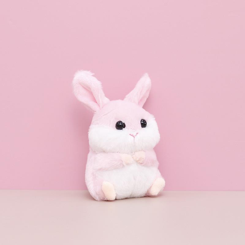 Rabbit Keychain Toy Cartoon Backpack Pendant Plush Doll Gift Cute Decoration