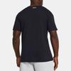 Under Armour Foundation Letter Logo Print Crew Neck Short Sleeve T-Shirt Men T-Shirts Black 1382915-001