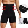 Erkekler Karın Kontrol Şort Vücut Şekillendirici Sıkıştırma Yüksek Bel Eğitmen Göbek Karın Kontrol Zayıflama Shapewear Boxer İç Giyim Fajas