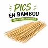 Set mit 90 Bambus-Grillspießen 40 cm für Barbecue und Aperitif – Kochstäbchen zum Grillen, für Fleisch..
