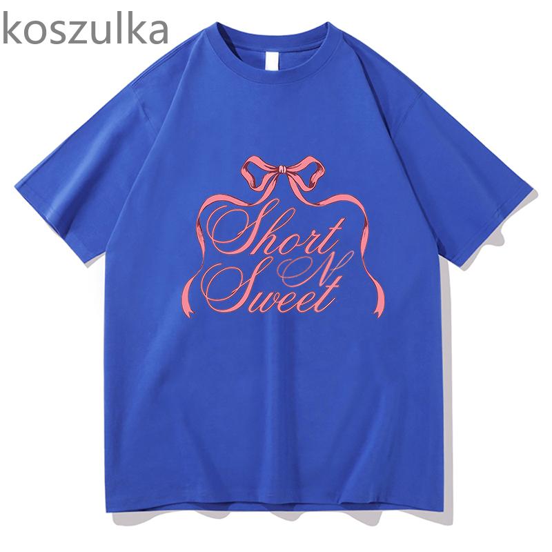 Sabrina Carpenter Short n' Sweet Album Tour Tshirt Crewneck Short Sleeve Tees Women Men Streetwear Fashion Fans kpop Clothes