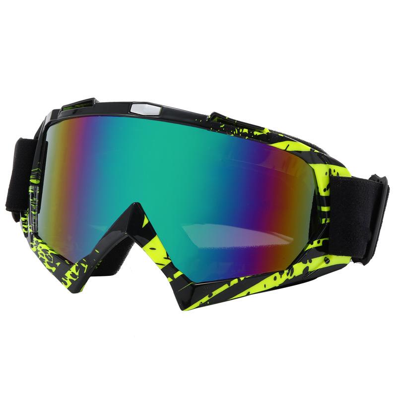 New Arrival High Elasticity TPU Ski Goggles with Built In Sponge Windproof UV Protective for Outdoor Adults