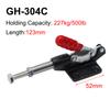 227kg-680kg Quick Release Toggle Clamp Push Pull Type Toggle Clamp Quick Release Fixed Clamping 304C 305E Woodworking Clip