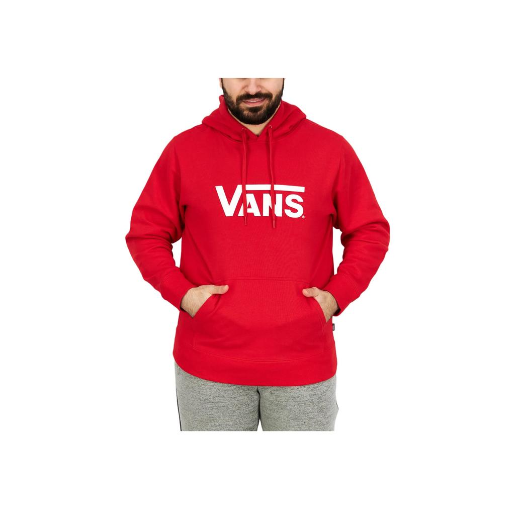 Vans Logo Pullover Hoodie Unisex Tops Red VN0A3TXKIZQ