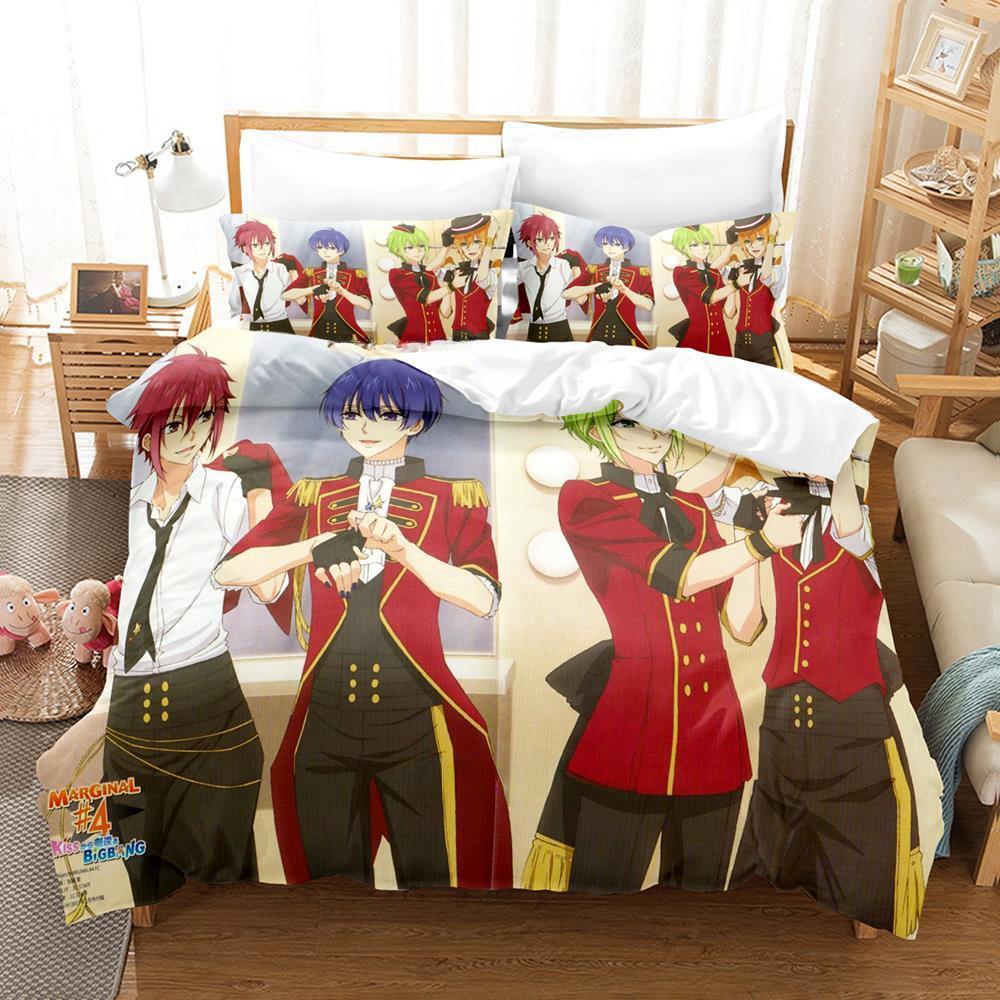 New 3d Print Anime Marginal #4 Bedding Set Boys Girls Twin Queen King Size Duvet Cover Pillowcase Bed boys Adult Home Textile