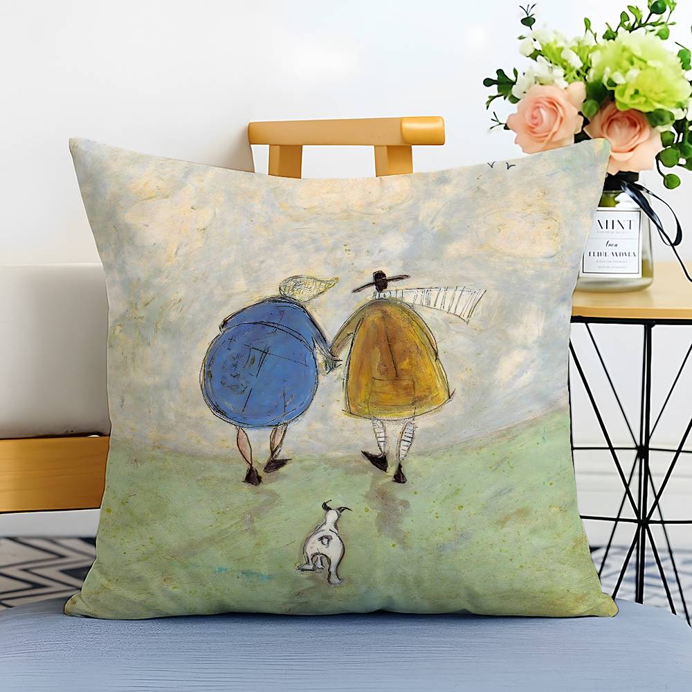 

Картина С-Сэм Тофт Арт Наволочка с принтом Матовый флис Подушка Прикосновение к коже ребенка Экологически чистый Сублимационная печать 12x12Inch