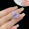 Sace Gems Classic Copper Alloy Zircon Ring Earrings Pendant Necklace Jewelry Sets Wedding Party Gifts