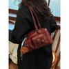Korean Version Multi Pocket Retro Underarm Bag, New Trendy and High-end Feel, Hand-held Pillow Bag, Versatile Shoulder Bag
