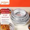 Faxilon 8-inch Disposable Aluminum Foil Trays, 20-Pack