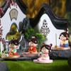 Guochao Ancient Style Tang Xiaohuan Picturesque Mobile Phone Holder Lazy Drama Chasing Artifact Desktop Small Ornament Holiday Gift