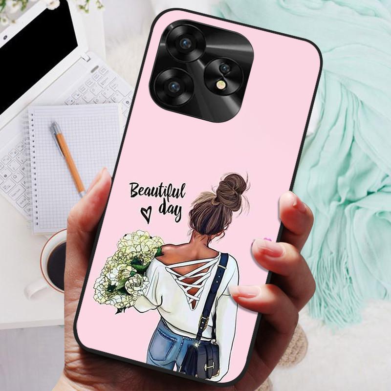 

For Umidigi A15c A15 Case Black Silicone Bumper Wolf Lions Soft TPU Covers for Umidigi A15 Funda Coque UmidigiA15 A 15 15C Capa Umidigi A15c