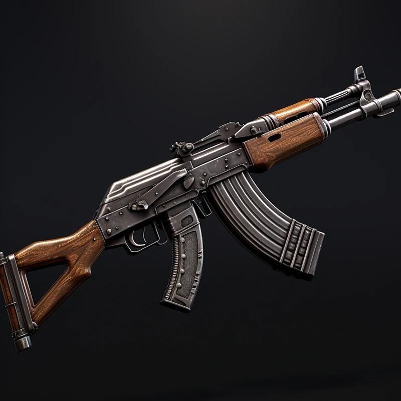 1Pcs Bar Interior Paintings Gun Picture On the Wall Decororation Living Room Rifle Poster Home Decor Canvas Painting AK47 Art