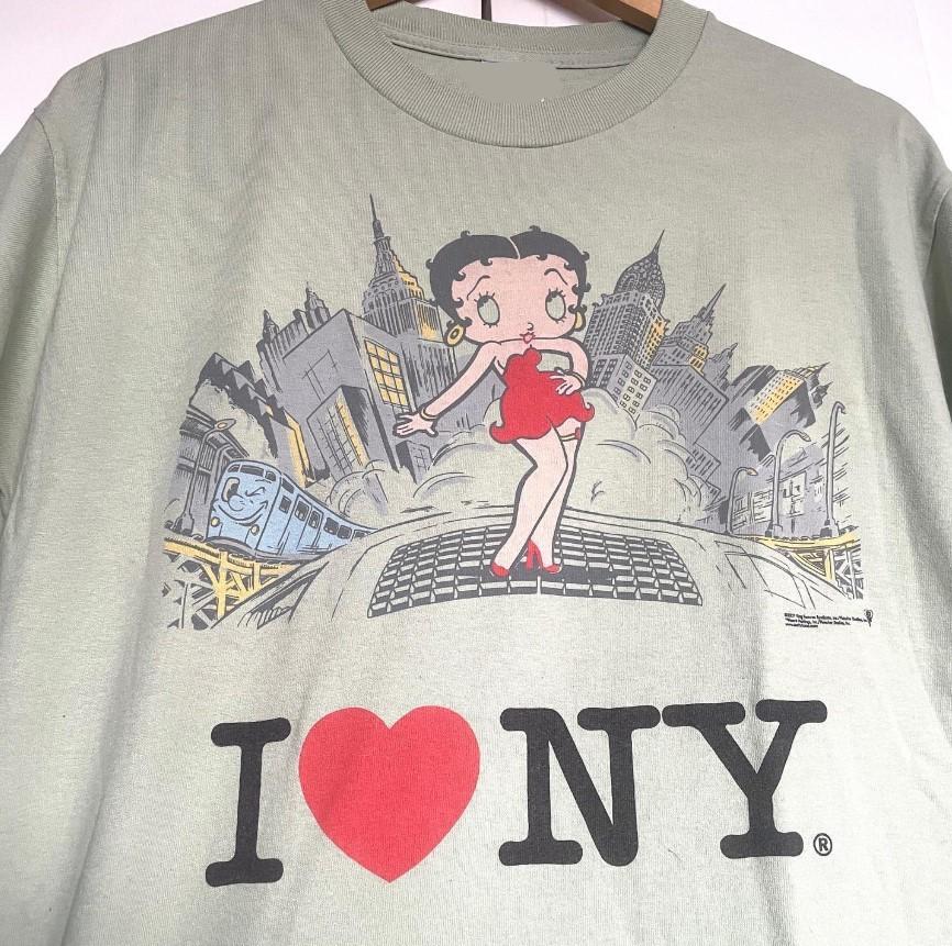 Футболка Betty Boop NYC Moivie Новая Размеры S-5XL Подарок для фанатов Унисекс XXXL