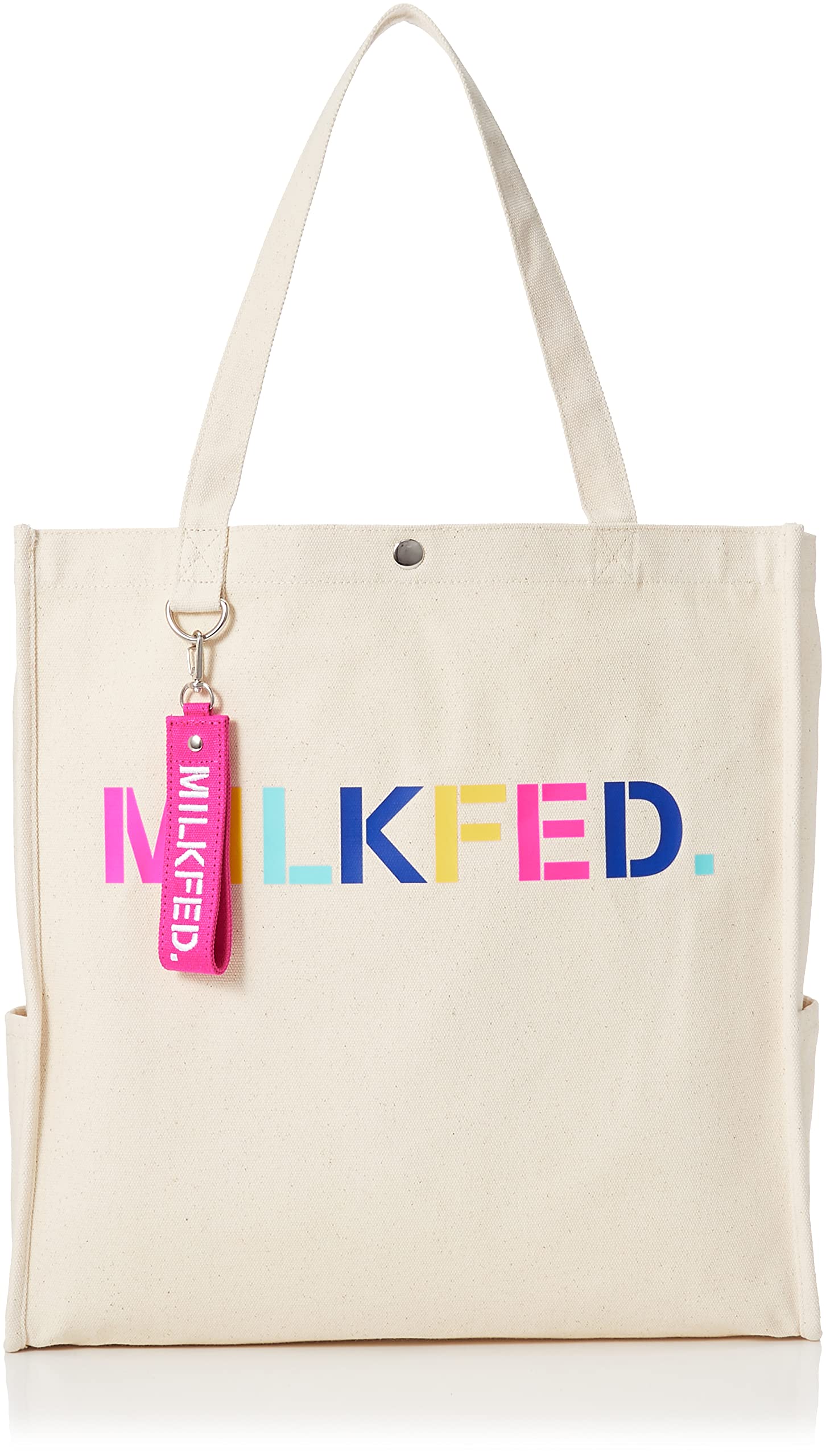 

Tote Bag PIPING SQUARE TOTE MULTI LOGO B [Milkfed] Women s