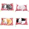 Adorable And Soft Plush Stuffed Toy Cute Sleeping Cat With Realistic Sound For Kids