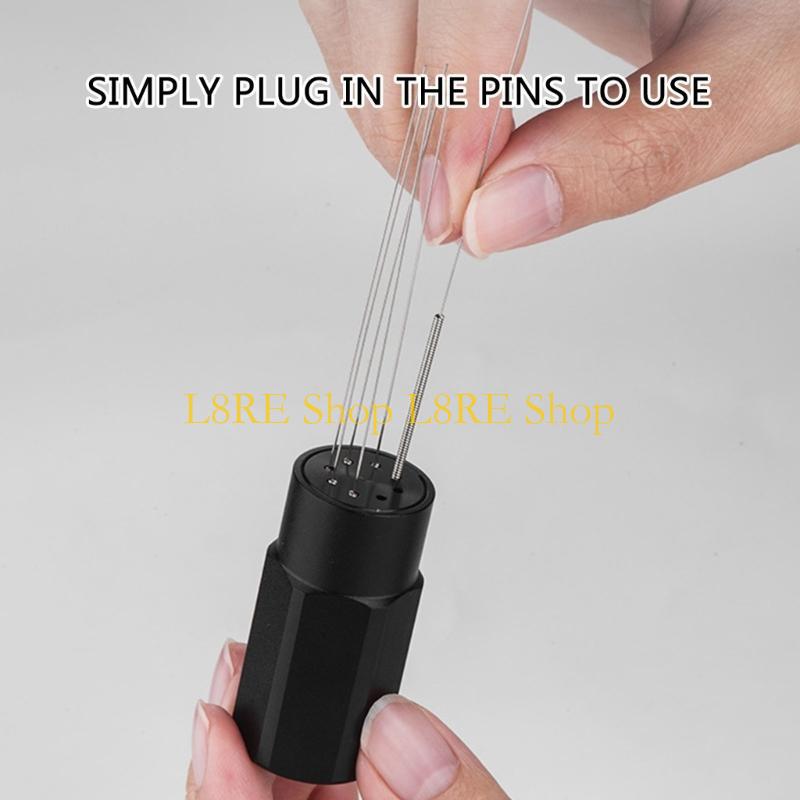 L8RE Espresso Tool Metal Espresso Coffee Stirrer Heavy Duty Espresso Distribution Tool Stainless Steel Coffee Tool Ground