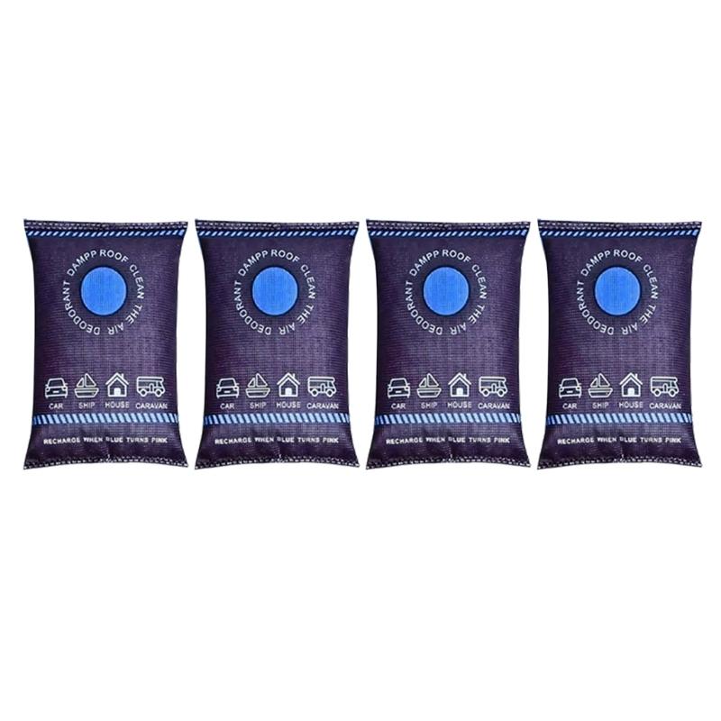 Advanced Color Changing Dehumidifier Bag For Cars And Confined Zones Using Silica Compound