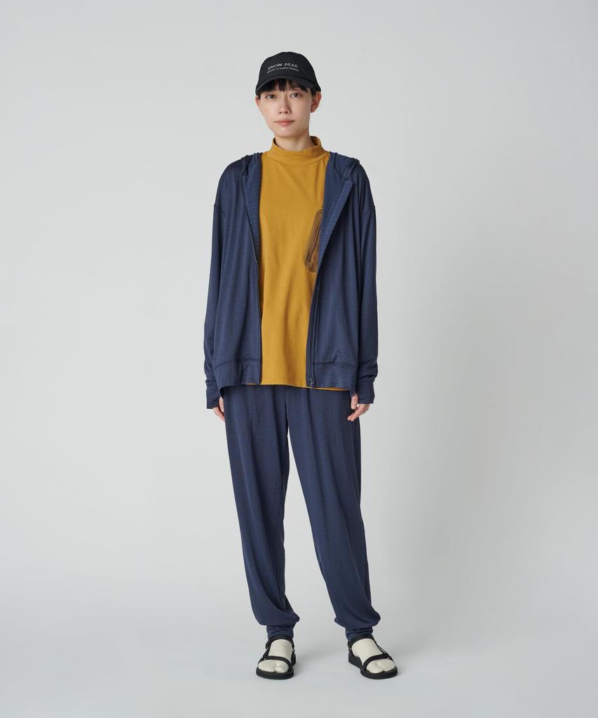 Breathable Dry Grid Zip Up Hoodie Size Festival Camping Outdoor [Snow Peak] MNAVYSW-25SU007