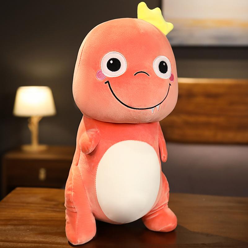 

45-65 см супер мягкая мультяшная плюшевая кукла динозавр милая мягкая игрушка динозавр для детей кукла-обнимашка подушка для сна домашний декор 45cm красный