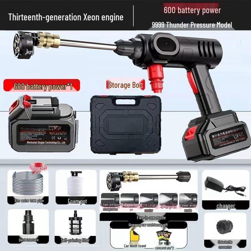 

Banjue Cordless High-Pressure Car Washer CN plug (adapter included)