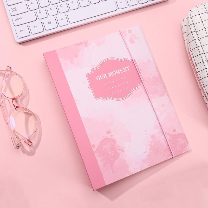 A5 Kpop Pocard Binder Collect Book Colorful Idol Po Album Picture Cards Holder Kawaii Composition Stationery