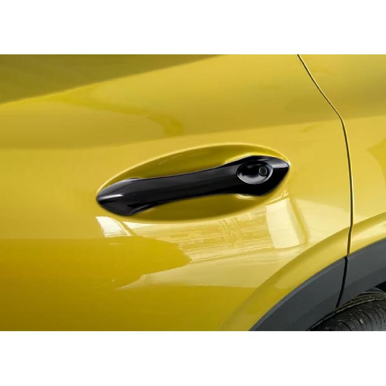 Car Accessories Fit for Chevrolet TRAX 2024 2025 2026 Exterior Door Handle Cover Trims (Without Smart Holes:Glossy Black) 4PCS ABS
