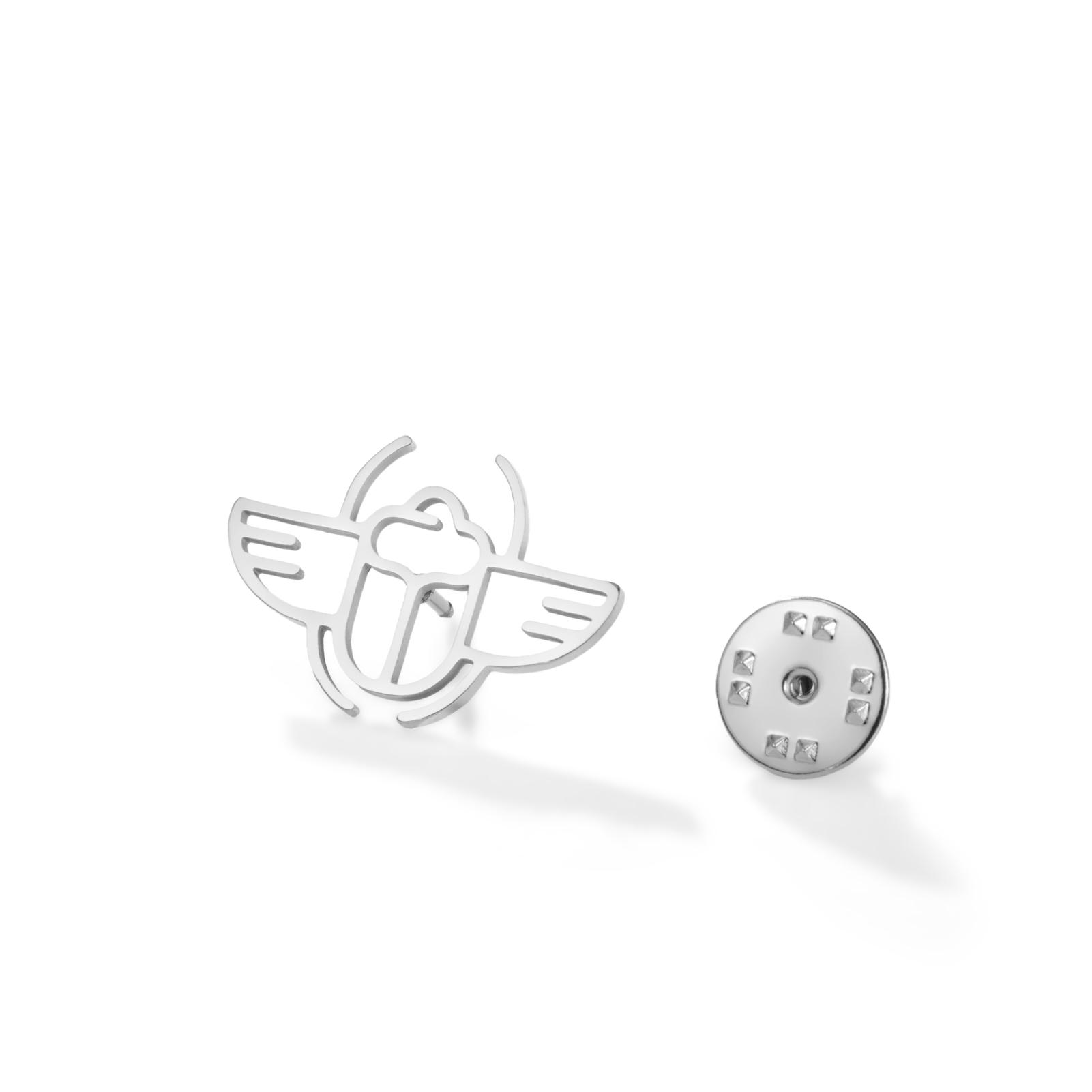 

LIKGREAT Scarab Brooch Ancient Egyptian Beetle Charm Insect Amulet Protection Pin Stainless Steel Jewelry Gift for Man/Woman