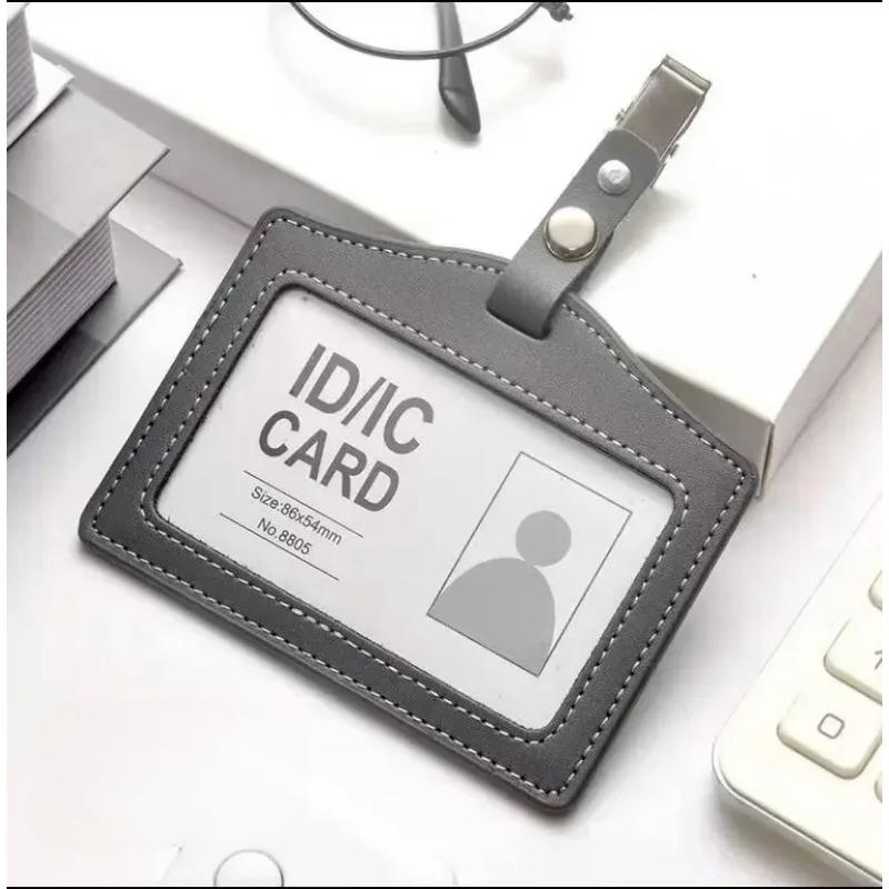 Leather Work Card  Cover Card Clip Cowhide Nameplate Cowhide Nameplate Elevator  Access Control School  Doctor Bus Card