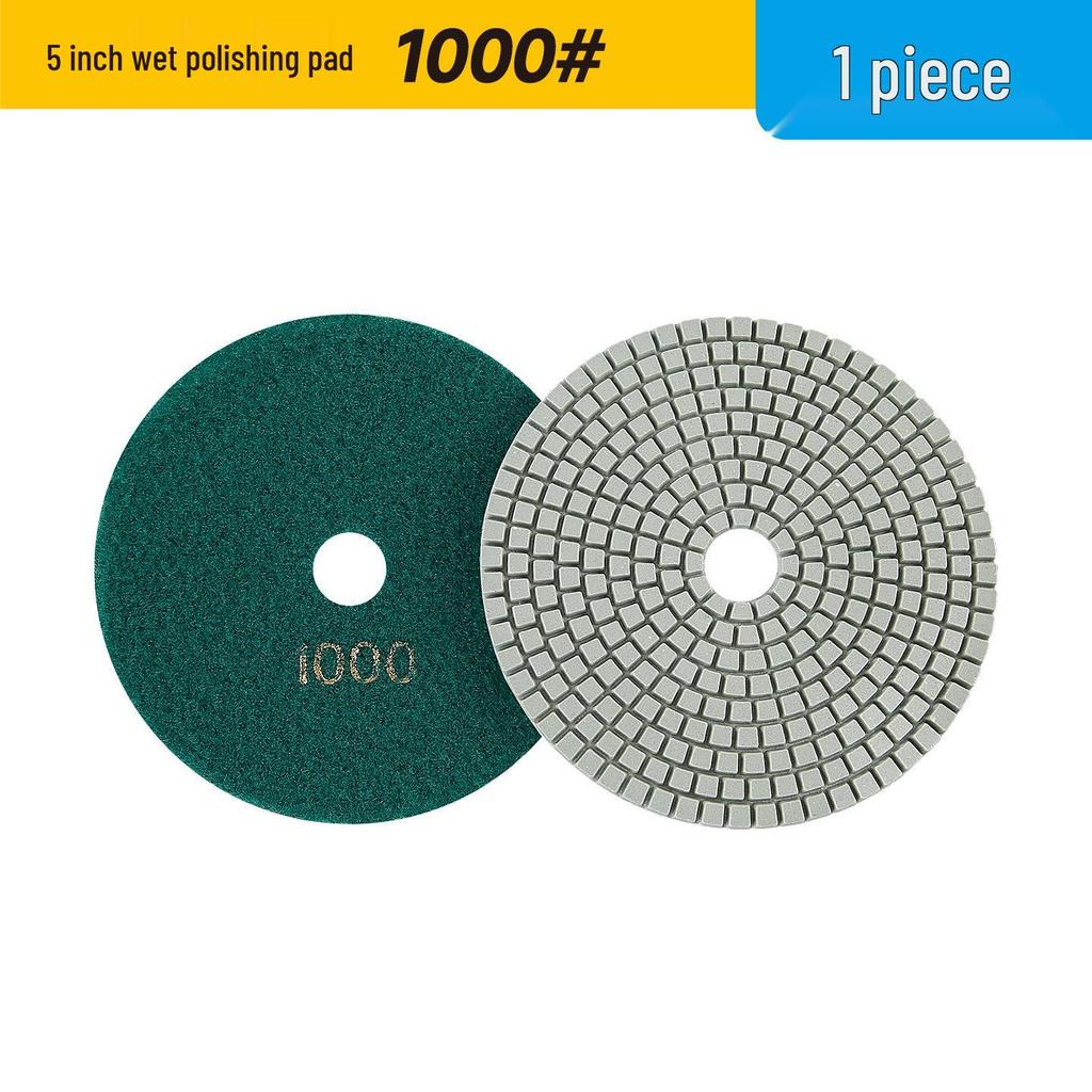Multi-Size Diamond Water Polishing Pad (5" To 14") for Granite - Fits Angle Grinders