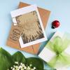 100Pcs User Friendly Sealing Envelopes Feature Decorative Natural Twine Ready To Use Greeting Card Set For Celebration