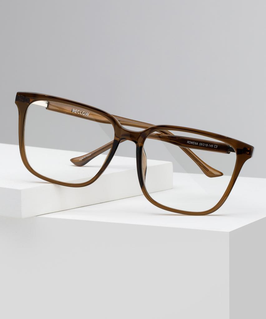 Likkeullou Rc Rowena Blue Light Glasses Brown