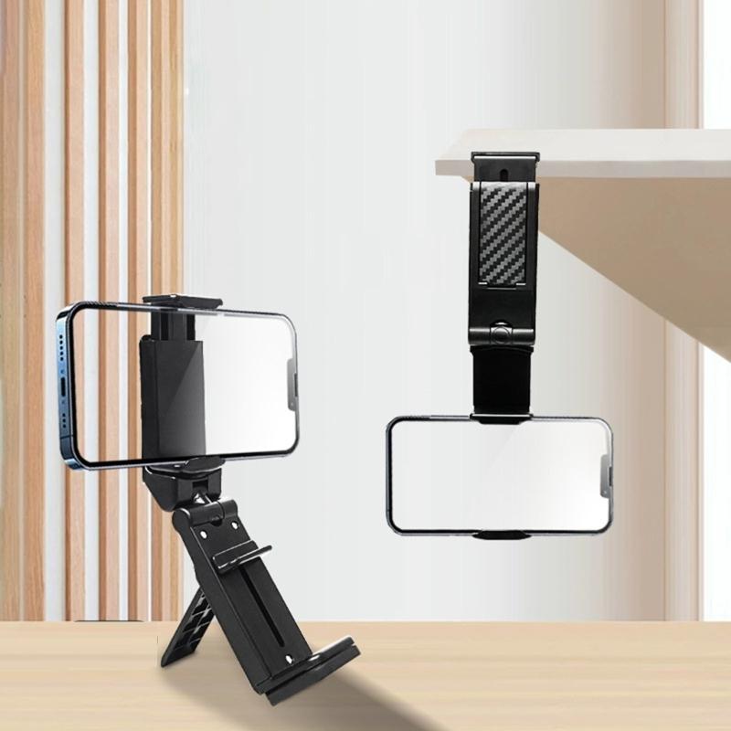 Adjustable Phone Mount with Multi Directional Rotation Travel Phone Holder Stand for Suitcase Desk Travel Accessories