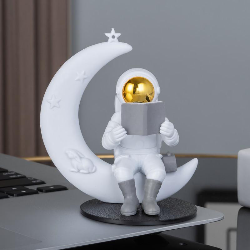 Astronauten-Figur-Ornament für Wohnzimmer oder Kinderzimmer - Weihnachtsgeschenk-Deko Weltraumfahrer