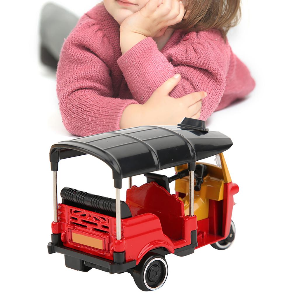 Alloy Tricycle Car Model Highly Simulation Children Vehicles Toy with Sliding FunctionRed