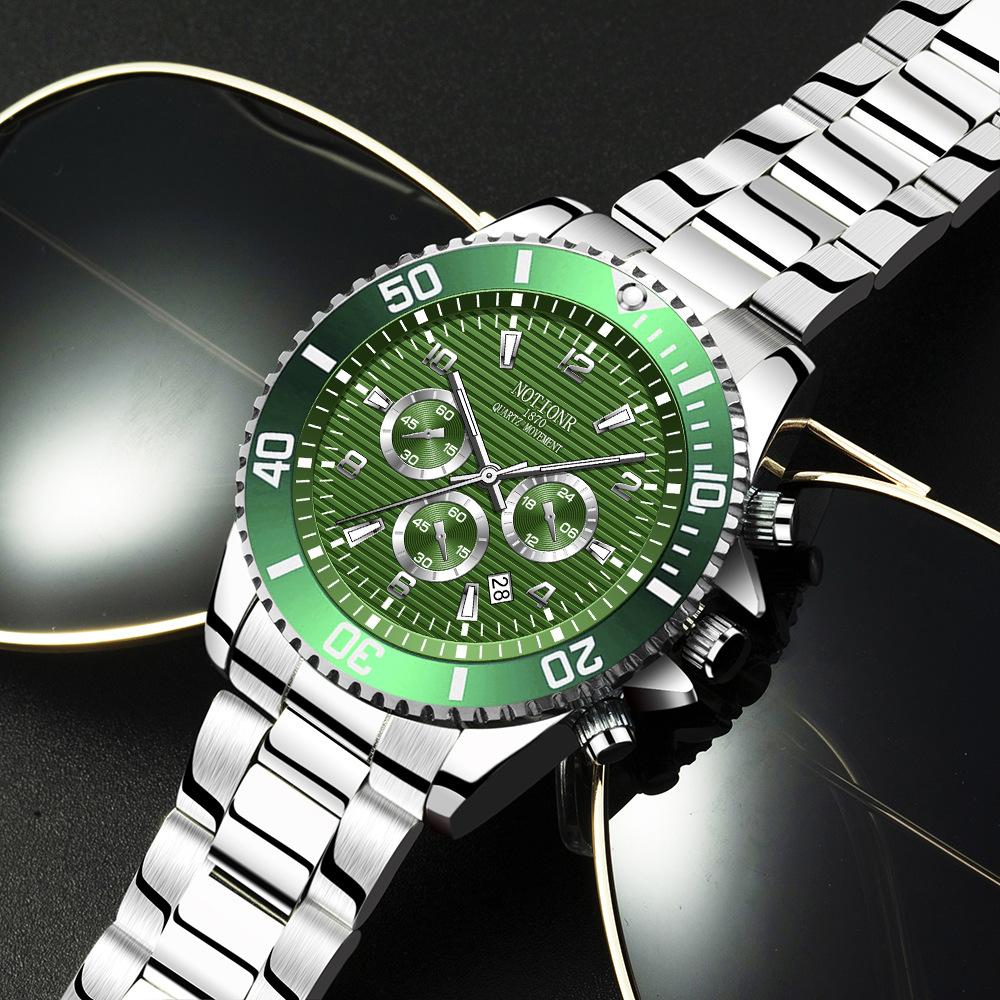 Fashion Business Men's Watch Multi-dial Men's Watch Sports Watch Classic Quartz Watch Stainless Steel Watch Calendar Watch