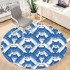 1pc Cat Kaleidoscope Office Round Area Rug, Indoor Mat Suitable For Office, Under Office Chairs Bedroom Living Room Home Decor, Room Deco 117