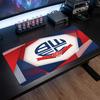 Bolton Wanderers FC Theme Pattern Mouse Pad, Soccer Logo Design XXL Gaming Desk Mat Non-Slip Computer Mouse Pad