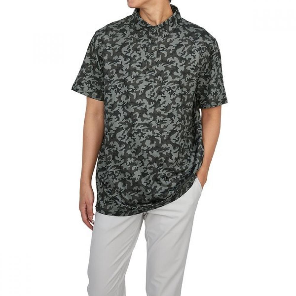 Zipore Golfwear Men S Collar ShorT Sleeve T ShirT Gmp000001 Onyx