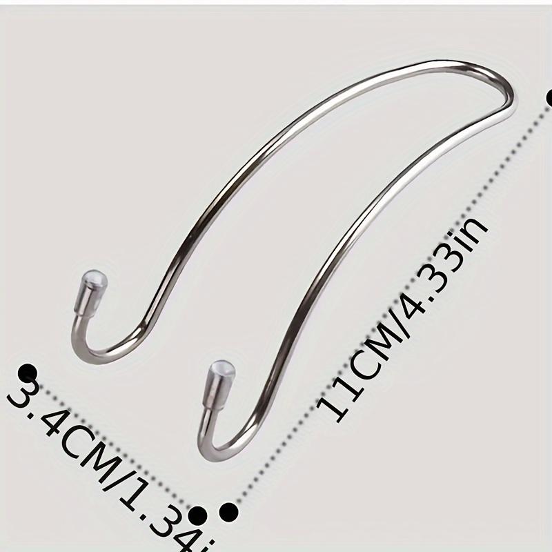 1pcs Car Seat Hook Automatic Hidden Rear Seat Headrest Hanging Rack, Used for Handbag Shopping Bag Jacket Storage Clothes Hanger, Car Accessories