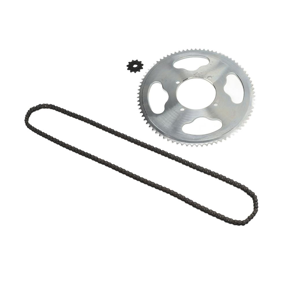 Sada řetězových kol 8D 11T Pastorek 25H 80T Řetězové kolo 25H 146 článků Hnací řetěz pro