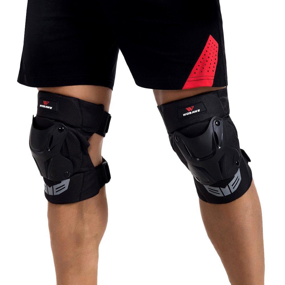 Lixada Cycling Knee Knee Protective Pad Guard for and Outdoor Sports Brace, Support, Bicycle, Motorcycle,