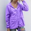 Women's Fashion Casual Solid Color Waterproof Outdoor Hiking Short Jacket