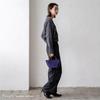 VITAFELICE Genuine Leather Handbag for 3-Space Women, Inb-10194z (Purple)