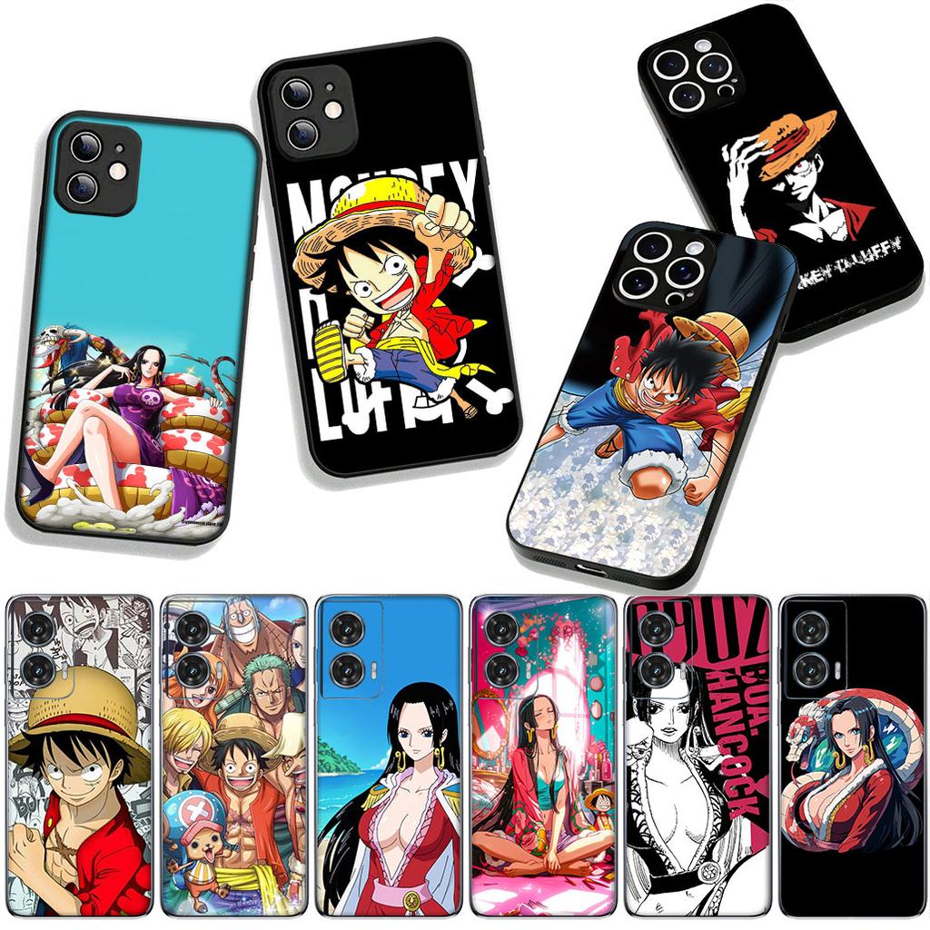 Cover One Piece Luffy Boa Hancock for Motorola Moto G04 G13 G14 G22 G23 G20 G32 G34 G35 G64 G82 G84 G53 G60 G72 E14 E15 E13 Case