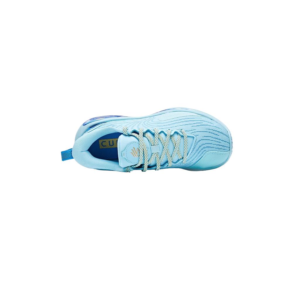 Under Armour Synthetic Leather Fabric Curry 12 Comfortable Fashionable Versatile Kids Basketball Shoes Kids Sneakers Blue 3028501