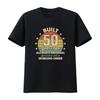 Vintage Retro Funny 50th Birthday All Parts Original Slogan Print Casual T Shirt Vintage Washed Soft Versatile Designer Clothes