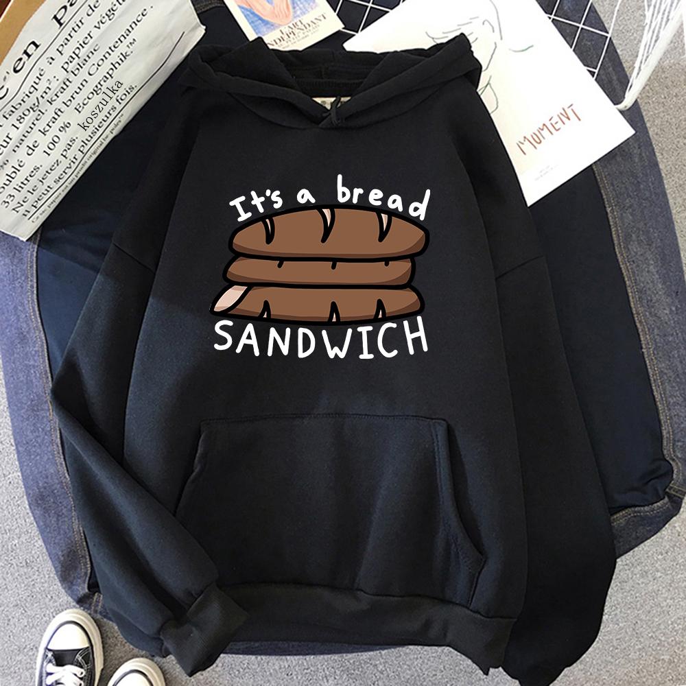 It’s A Bread Sandwich’ Hoodie The Dragon Prince Women Kangaroo Pocket Hoodies Aesthetic Anime Pullover Sudaderas Para Mujer