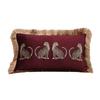 Nordic Luxury Leopard Print Gold Tassel Pillowcase for Living Room Sofa