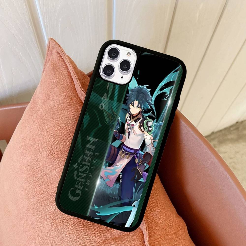 Game Genshin Impact For iphone 17 Air 16 15 14 13 12 11 Pro Max TPU+PC Plus Shockproof Back Phone Cover